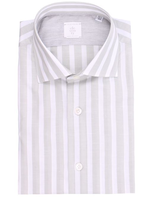 camicia in cotone e lino a righe ELEVENTY | K75CAMH03-TES0K15607-01