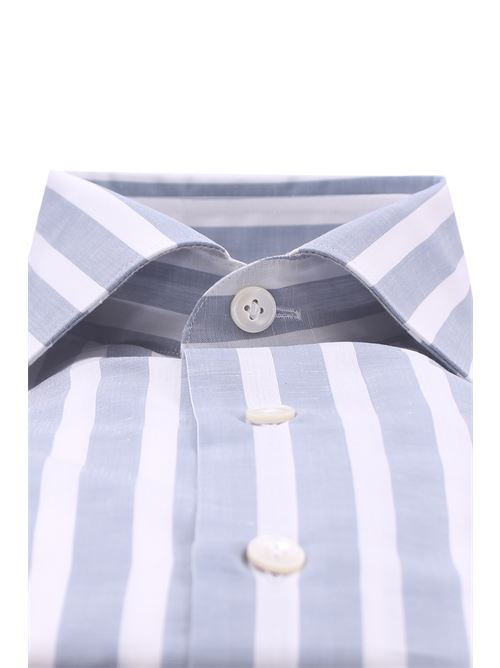 camicia in cotone e lino a righe ELEVENTY | K75CAMH03-TES0K15608-01