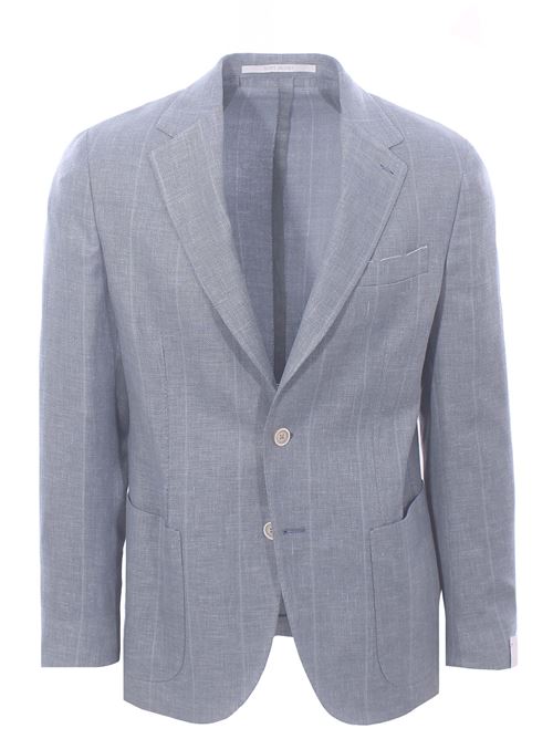 giacca riga larga in lino, lana e seta e. zegna ELEVENTY | K75GIAC12-TES0K08308