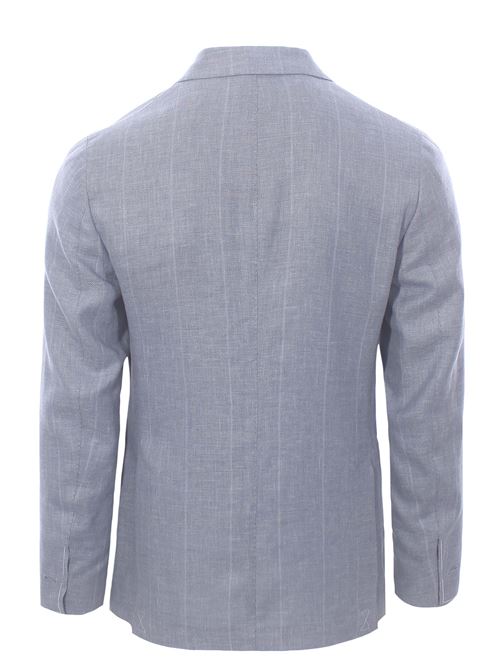 giacca riga larga in lino, lana e seta e. zegna ELEVENTY | K75GIAC12-TES0K08308