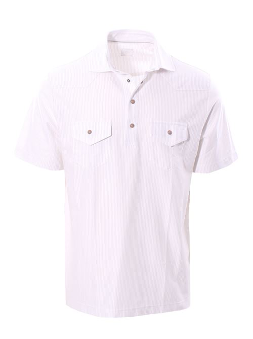 polo texas in jersey di cotone a righe ELEVENTY | K75POLK05-TES0K19002