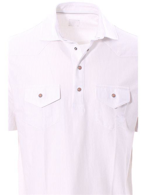 polo texas in jersey di cotone a righe ELEVENTY | K75POLK05-TES0K19002