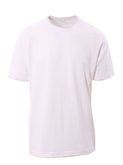 t-shirt in jersey effetto doppio capo ELEVENTY | K75TSHK02-TES0K266011302