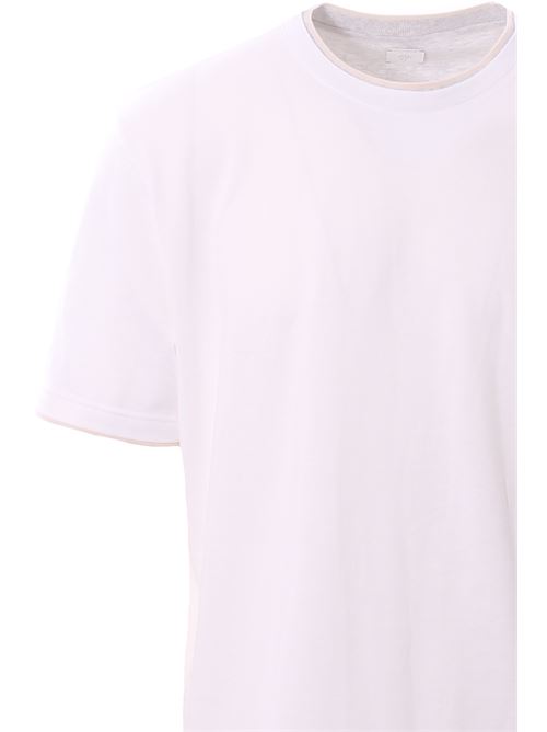 t-shirt in jersey effetto doppio capo ELEVENTY | K75TSHK02-TES0K266011302
