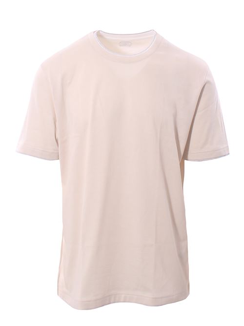 t-shirt in jersey effetto doppio capo ELEVENTY | K75TSHK02-TES0K266020113