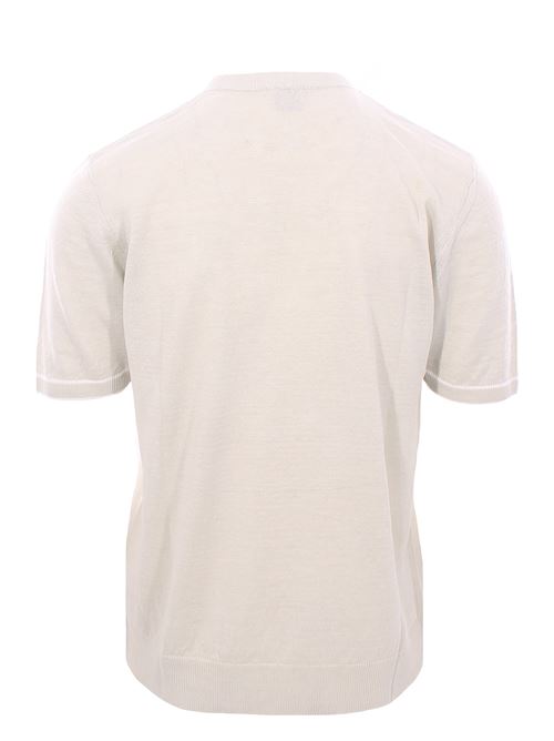 maglia effetto doppio capo in lino ELEVENTY | K76MAGK63-MAG0K02907-01