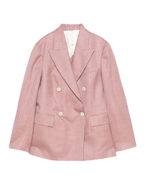 giacca lunga in lana seta e lino softime loropiana ELEVENTY | K85GIAF02TES0K066161