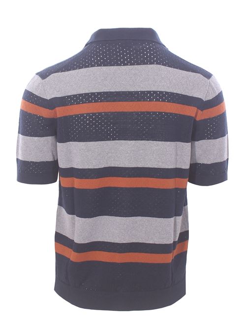 polo camicia traforo riga orizzontale GALLIA | 617BERGMAN27