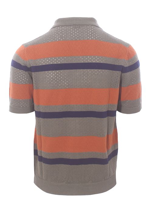polo camicia traforo riga orizzontale GALLIA | 617BERGMAN8