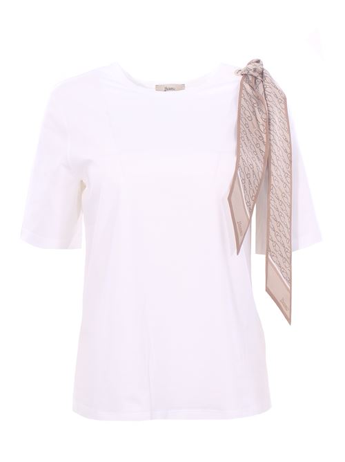 T-shirt con foulard HERNO | JG000276D520031201