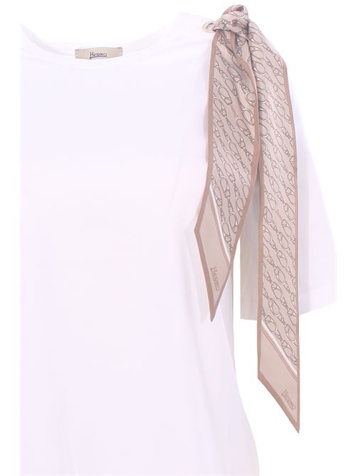 T-shirt con foulard HERNO | JG000276D520031201
