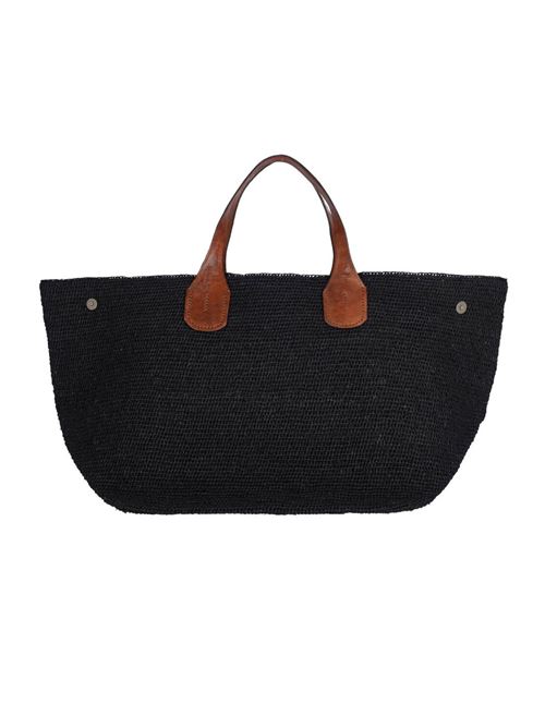 Borsa a mano in rafia IBELIV | RIOBLACK