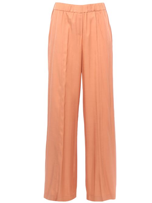 Pantalone gamba larga in viscosa NUDE | 1103E2524919