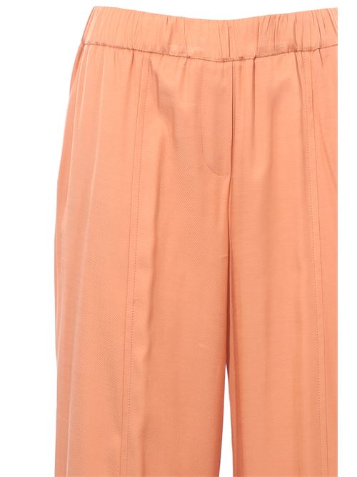 Pantalone gamba larga in viscosa NUDE | 1103E2524919
