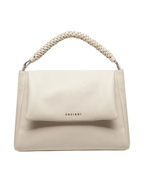 Borsa sveva sense scooby media in pelle ORCIANI | BT2006SCOOBYACQUABIANCA