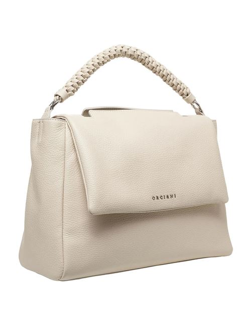 Borsa sveva sense scooby media in pelle ORCIANI | BT2006SCOOBYACQUABIANCA