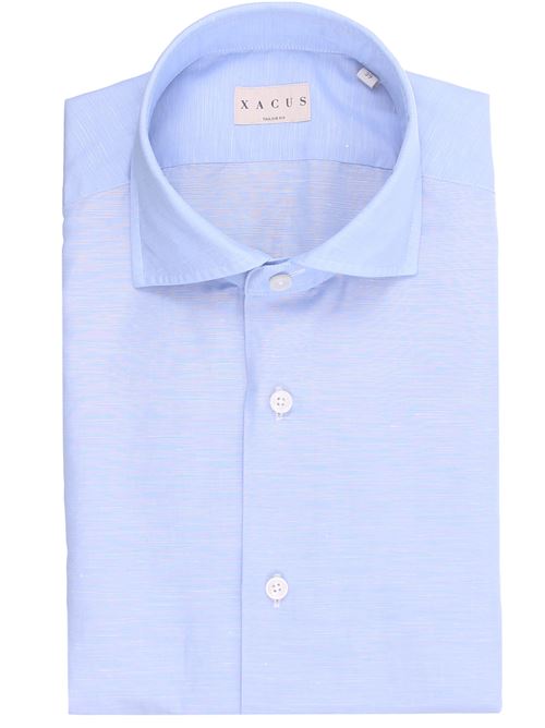 camicia in misto lino fiammato XACUS | 81214ML742004