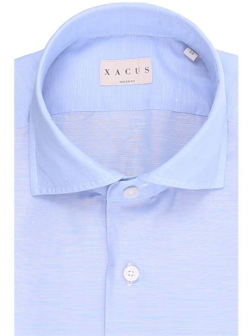 camicia in misto lino fiammato XACUS | 81214ML742004