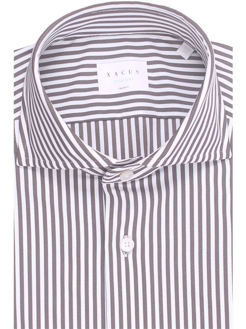 camicia active a righe in jersey tecnico XACUS | 81609ACT521004