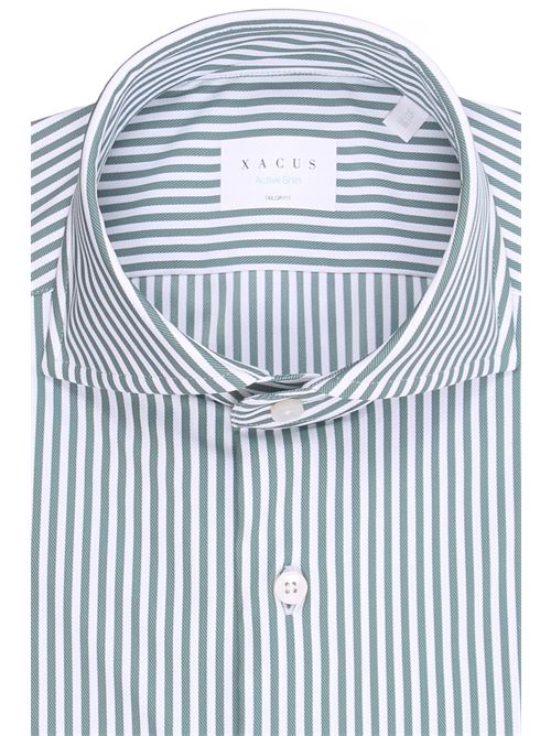 camicia active a righe in jersey tecnico XACUS | 81618ACT52103