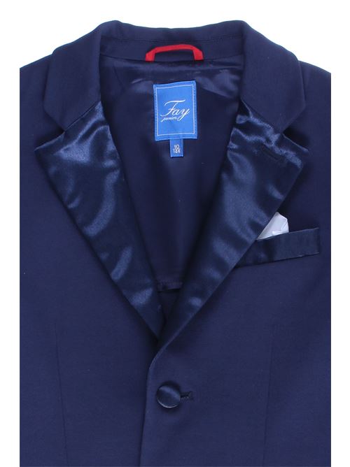 Giacca smoking con revers in raso FAY | NBH7736744PIKU809