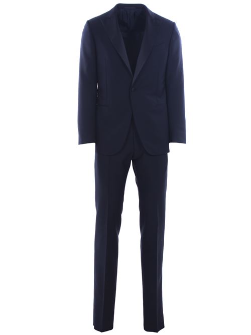 Tuxedo suit in lana e mohair CARUSO | WLN1JM111FPE02060120
