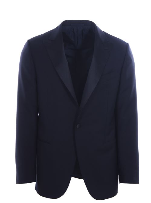 Tuxedo suit in lana e mohair CARUSO | WLN1JM111FPE02060120